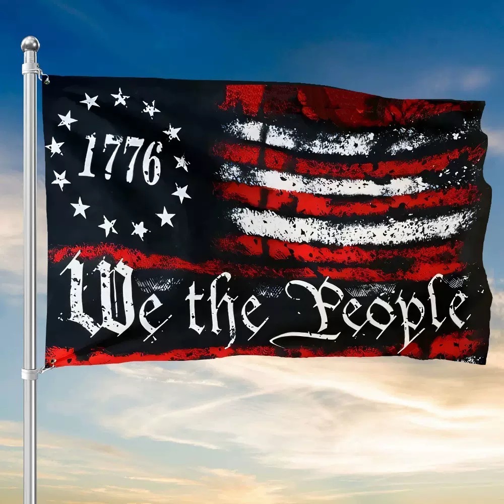 Handmade 1776 “We The People” American Flag (3x5 Ft)