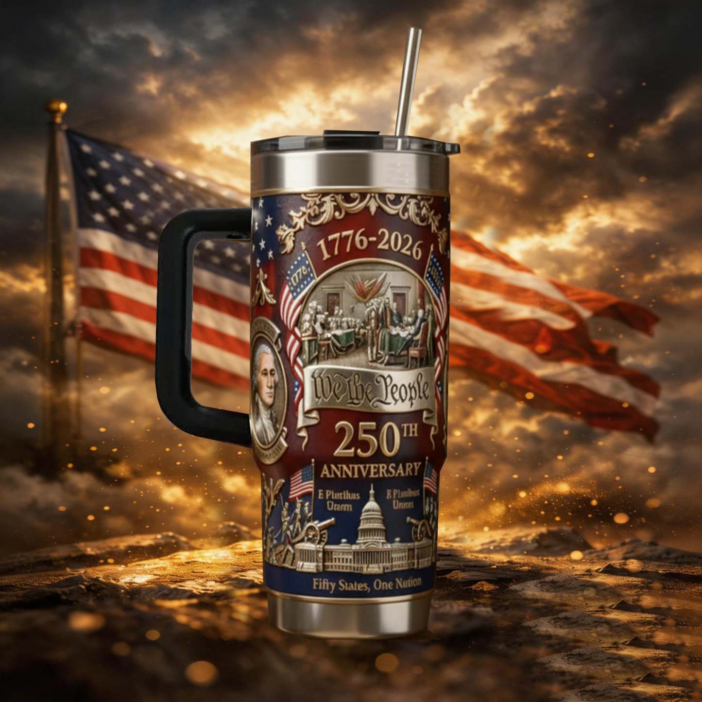 🔥U.S. 250th Anniversary Commemorative Travel Tumbler (1776-2026)