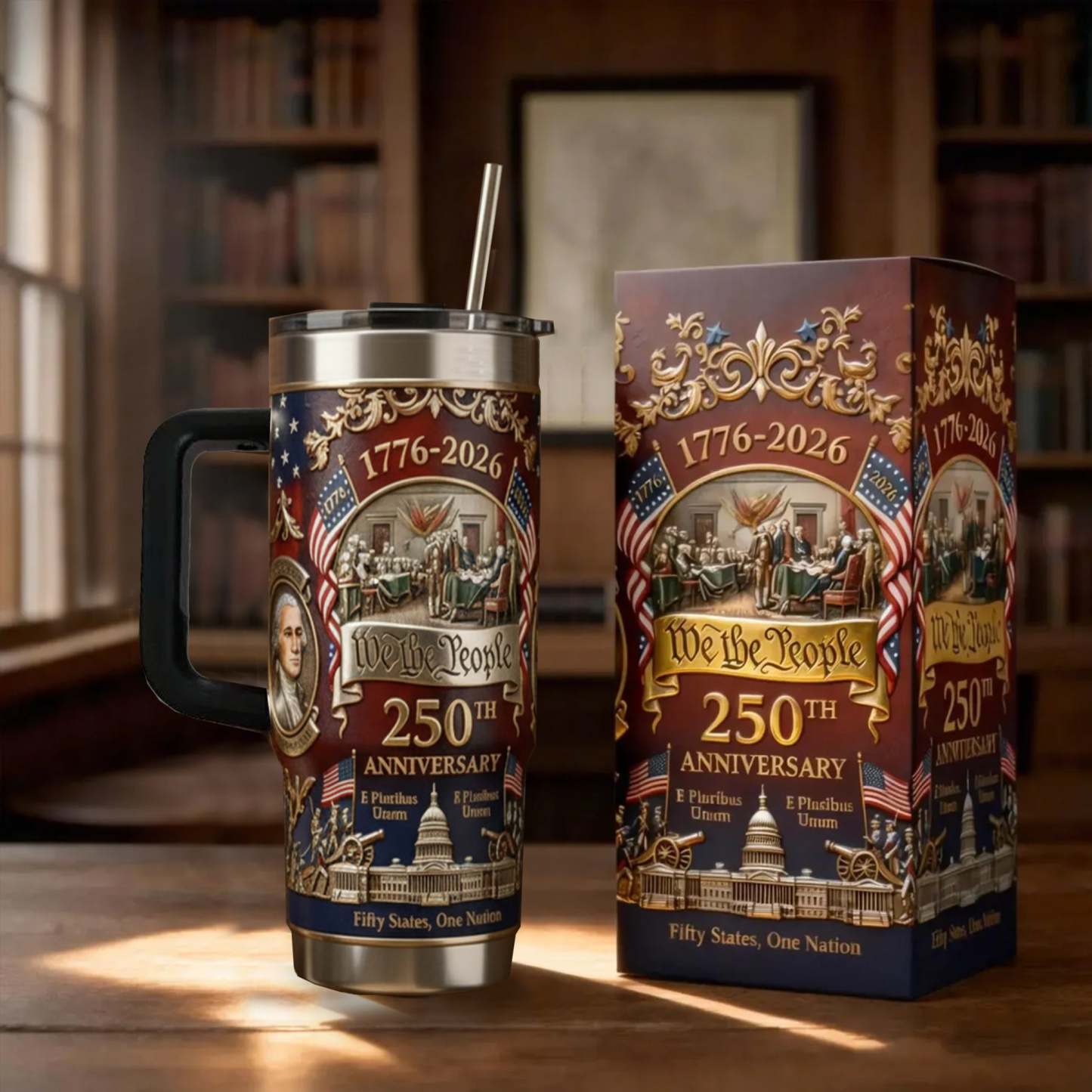 🔥U.S. 250th Anniversary Commemorative Travel Tumbler (1776-2026)