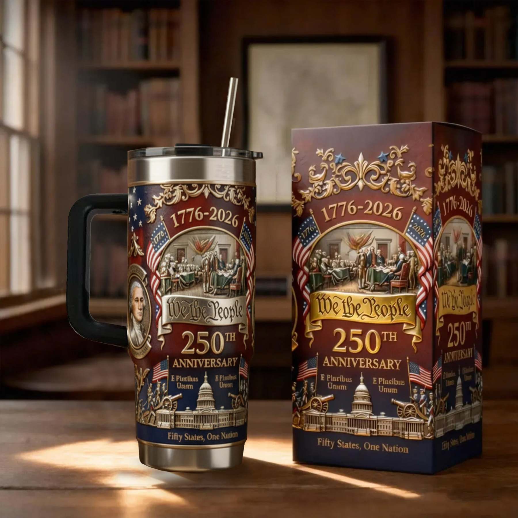 🔥U.S. 250th Anniversary Commemorative Travel Tumbler (1776-2026)
