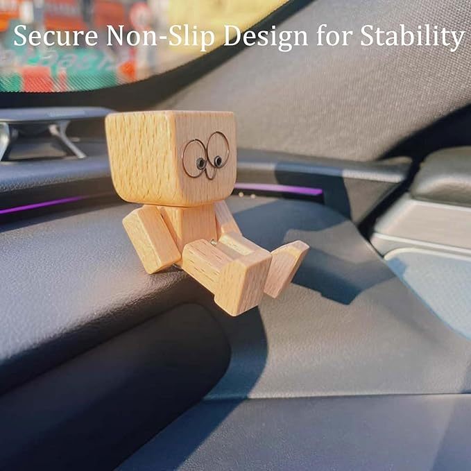 (🌲Early Christmas Sale- 49% OFF) Wobbly Wooden Smile Ornament