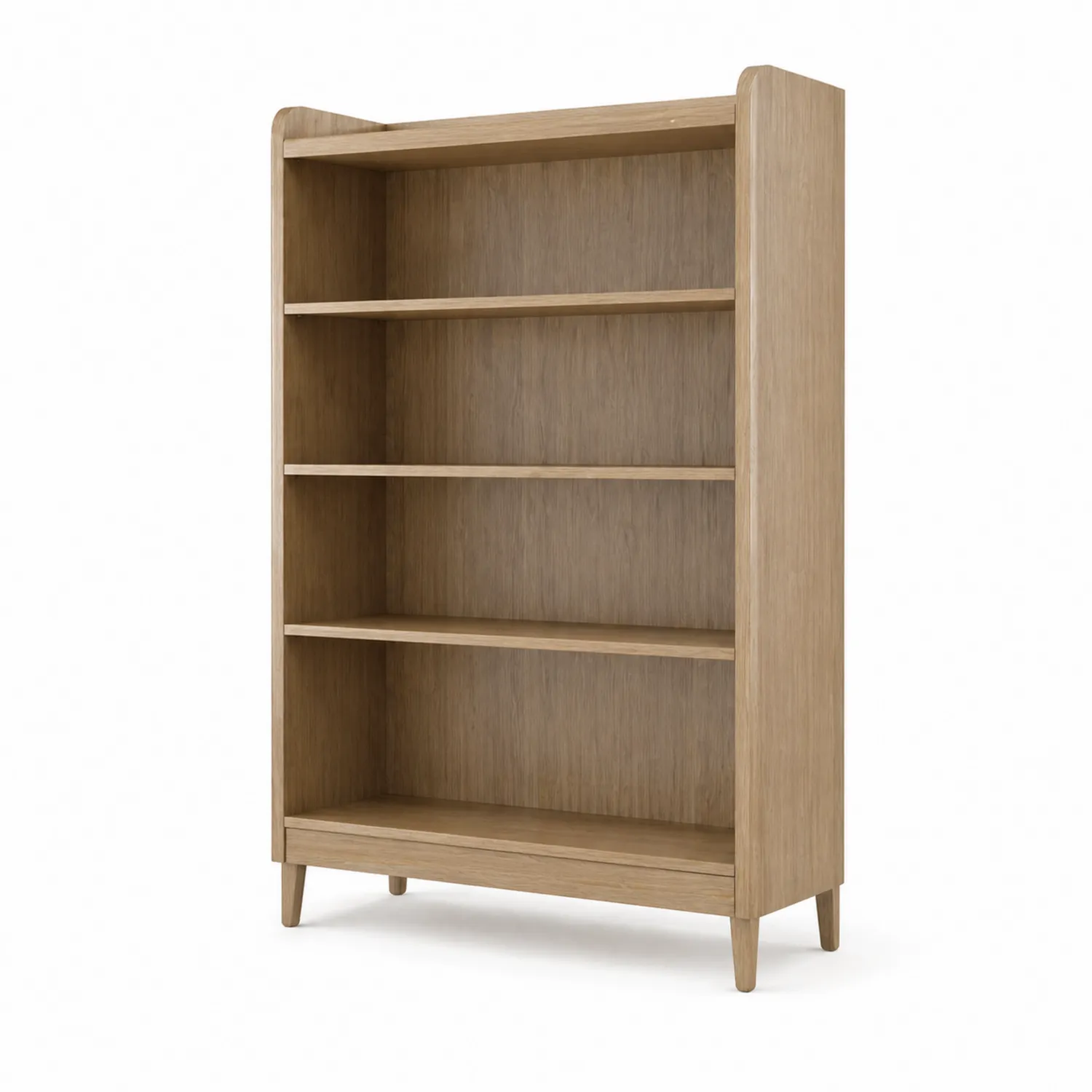 Estantería de Roble 4 Estantes 180x90x30 cm Natural-Velmirk