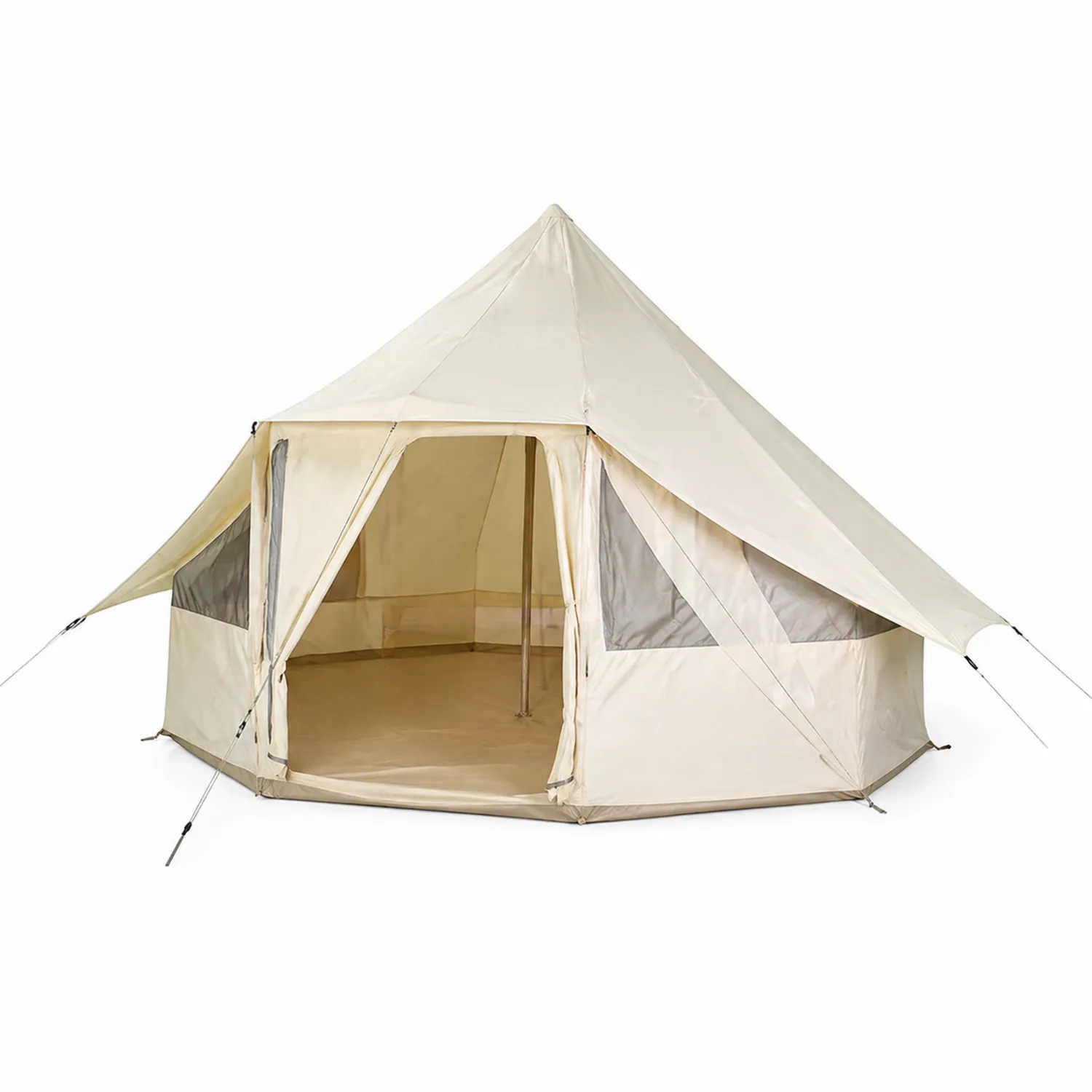 Tienda de Campaña de Algodón Beige para 8-10 Personas-Velmirk