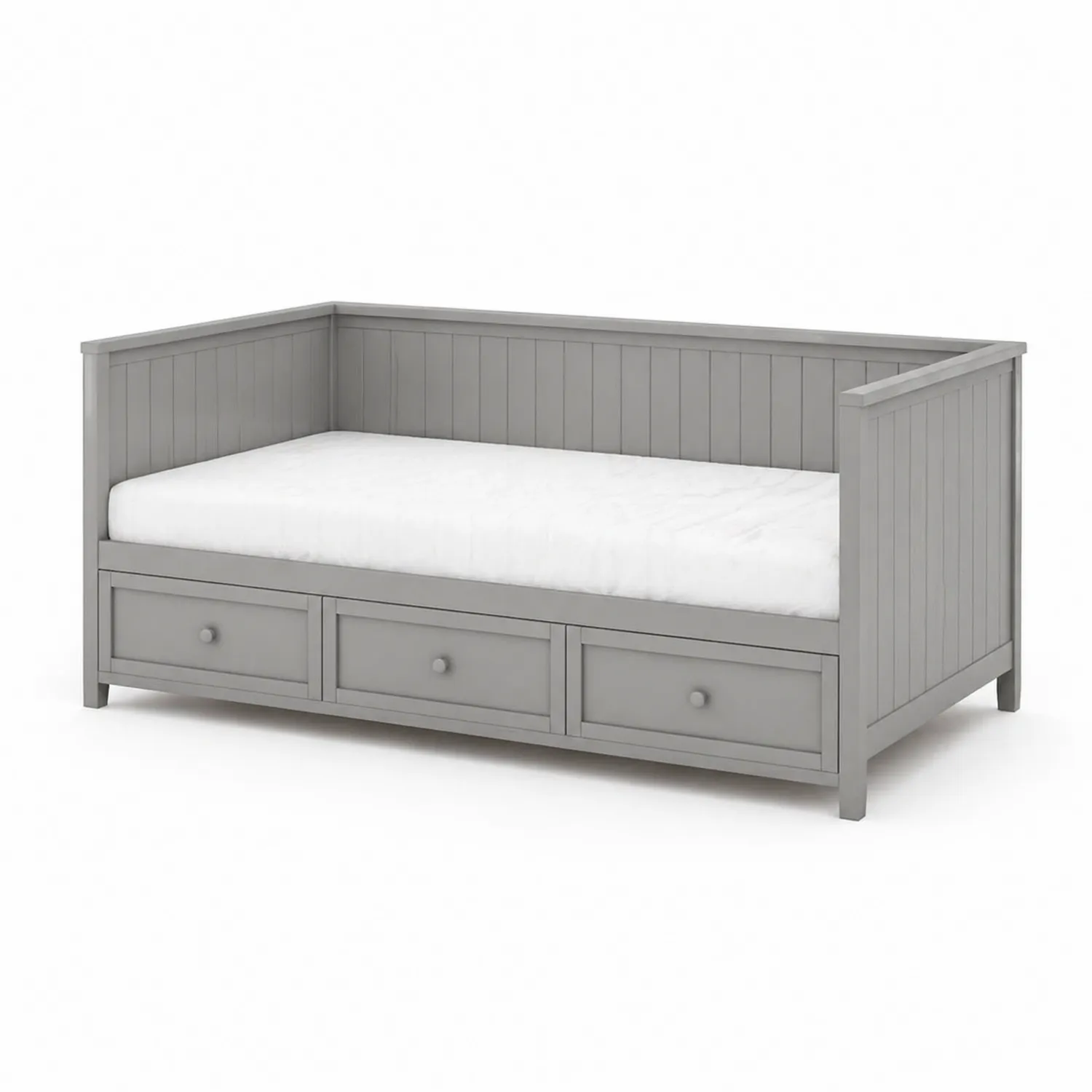 Cama de día de madera con cajones color gris-Velmirk