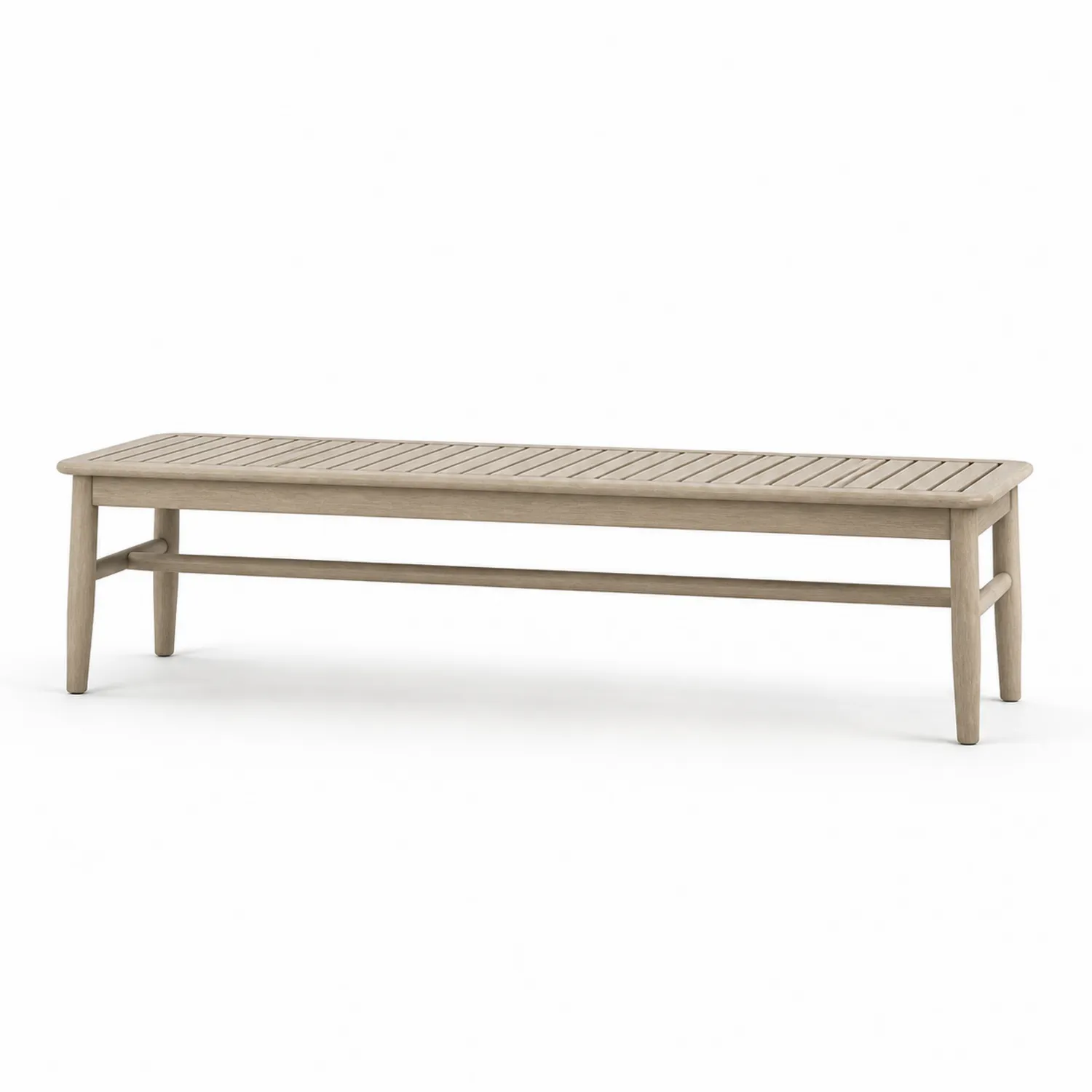 Ławka ogrodowa drewniana dębowa 180x40x45 cm-Eondurable