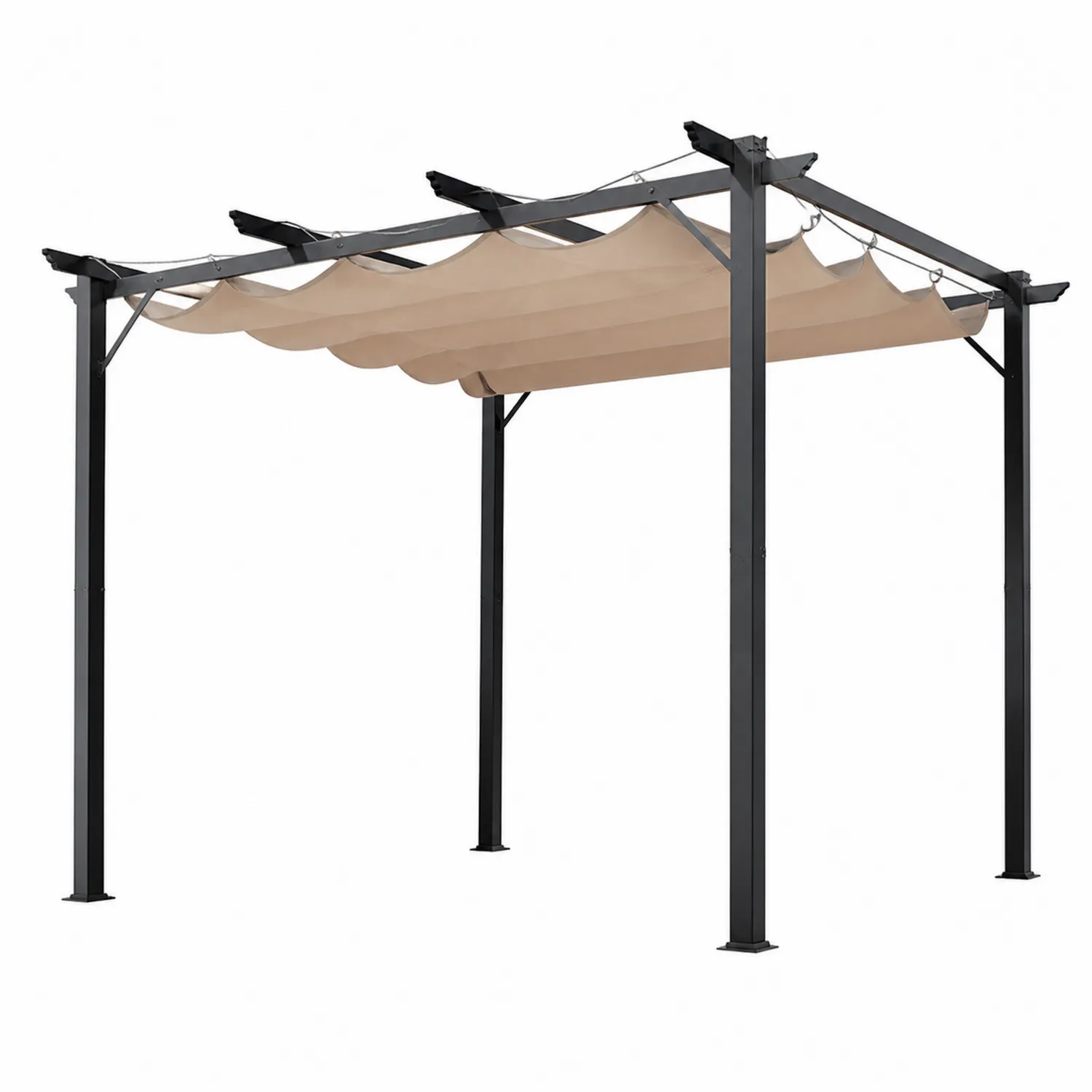 Pergola stalowa z poliestrem 400x300 cm-Eondurable