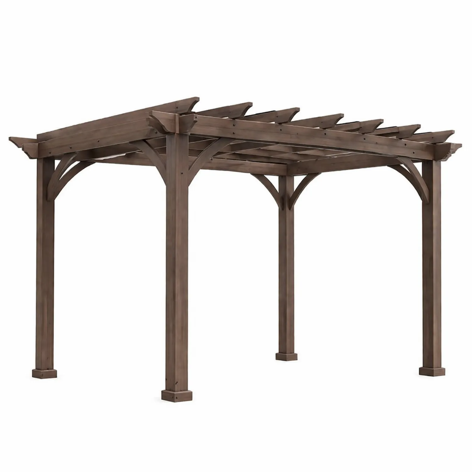 Pergola Holz 300x400x240cm Braun
