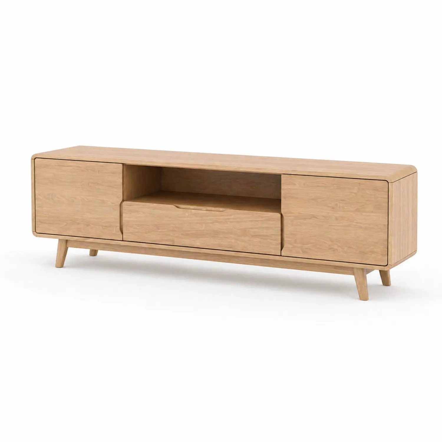 TV-Schrank Holz Eiche 200x40x50cm