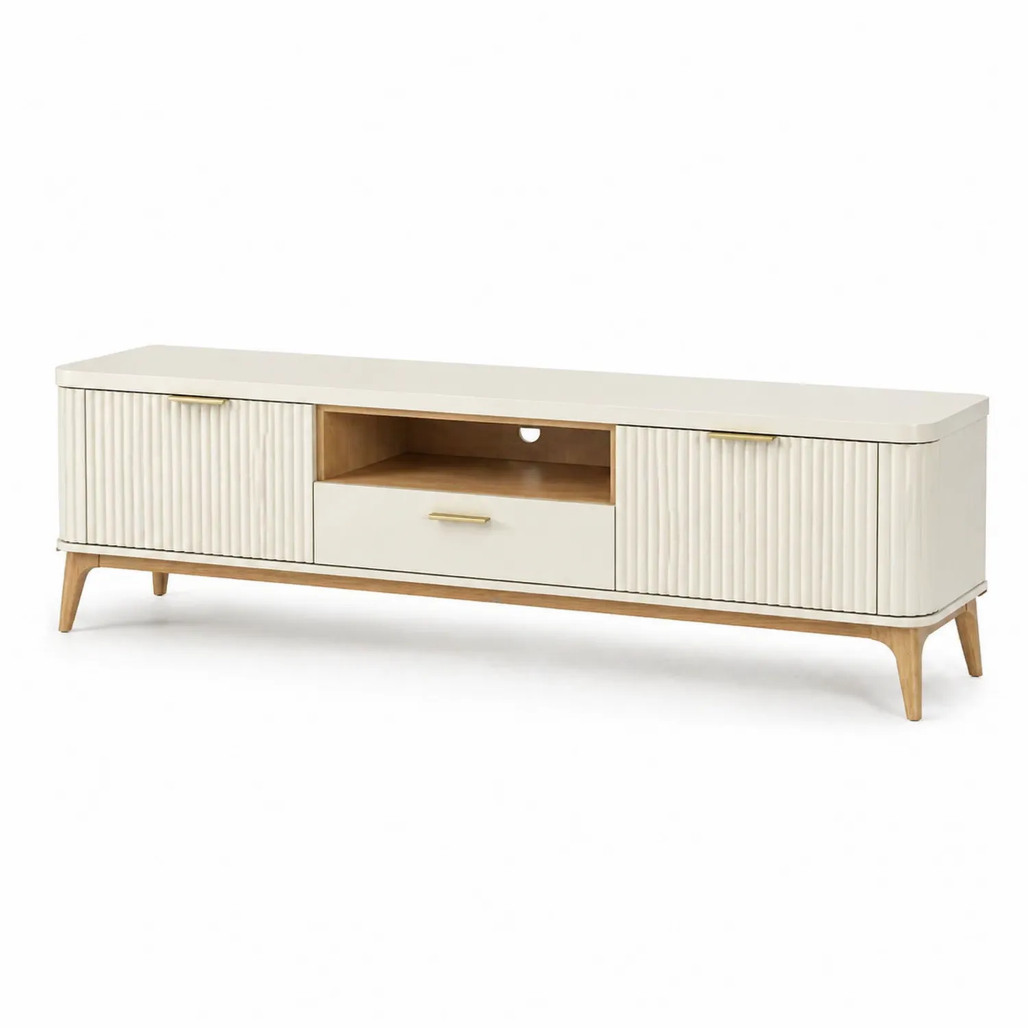 TV-Schrank aus MDF 180cm Weiß