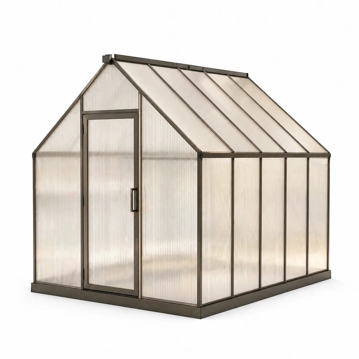 Gewächshaus Rechteckig Polycarbonat Aluminium 300x200x220 cm