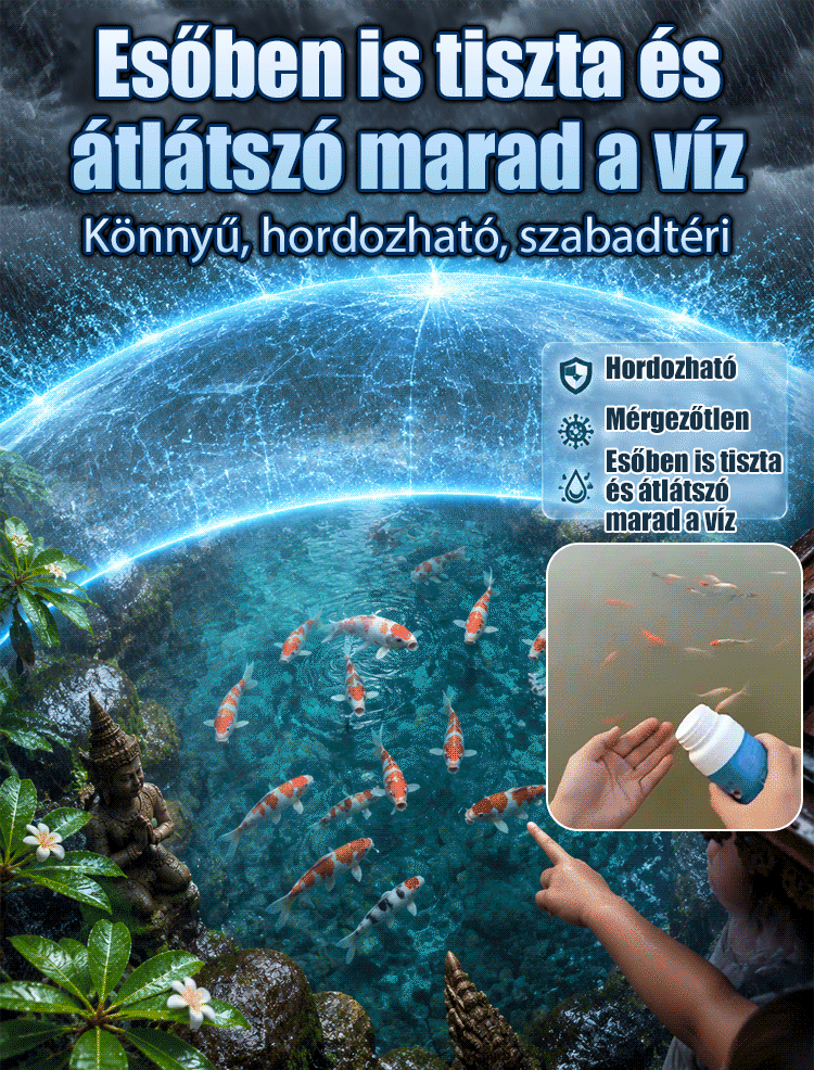 Halak öröme víztisztító tabletta
