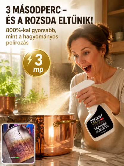 Sárgaréz rozsdaeltávolító tisztító spray