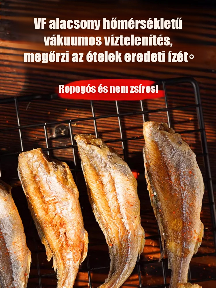 Prémium Szárított Hal – Ropogós Egészséges Snack (Természetes DHA és Kalcium)