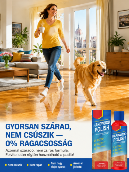 zonnali Karcjavító Fapadló Viasz – Hosszantartó Ragyogás és Védelem Fakó Padlóra