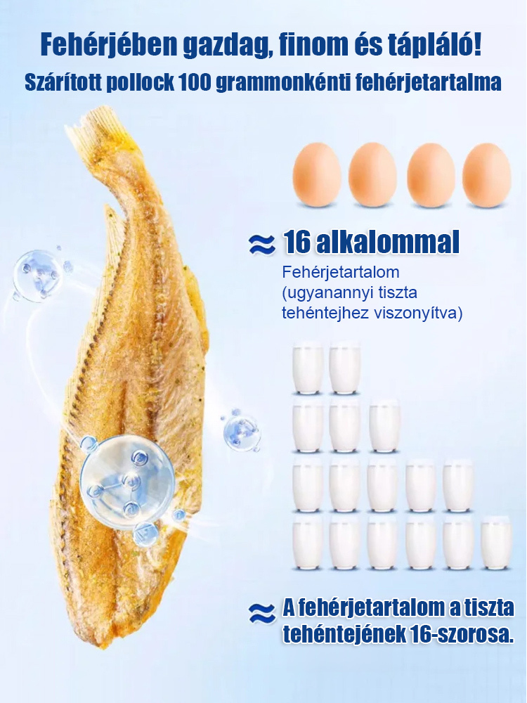 Prémium Szárított Hal – Ropogós Egészséges Snack (Természetes DHA és Kalcium)