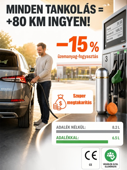 Többfunkciós Üzemanyag-Adalék 🚀 Akár +100 km Extra Távolság (🔥 50% OFF)