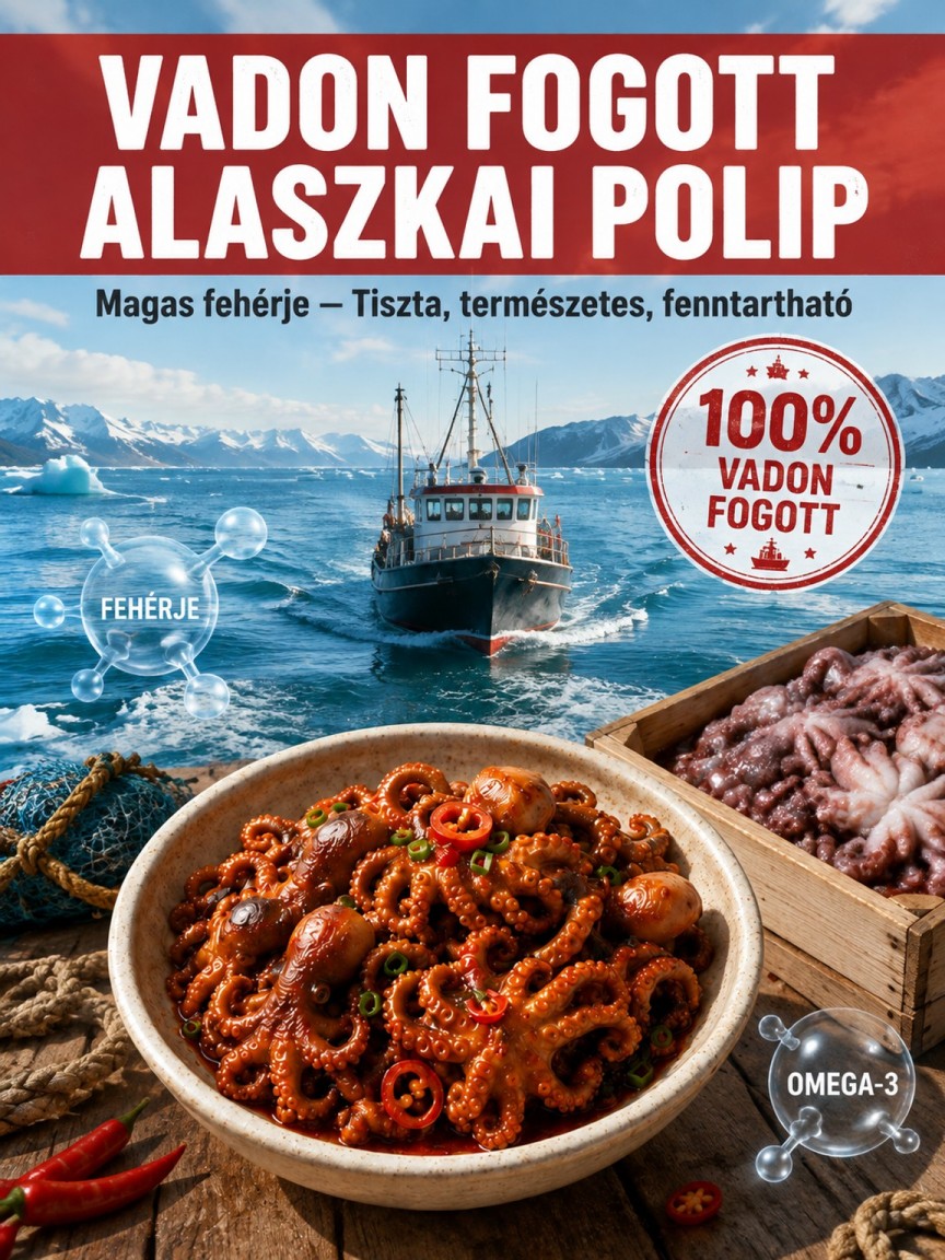 👍Prémium Csípős Vad Bébipolip | Keto-Barát, 0 Cukor & Anyagcsere Pörgető
