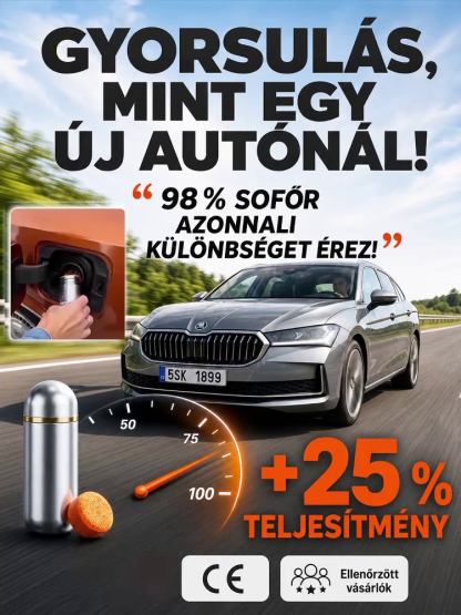 Többfunkciós Üzemanyag-Adalék 🚀 Akár +100 km Extra Távolság (🔥 50% OFF)