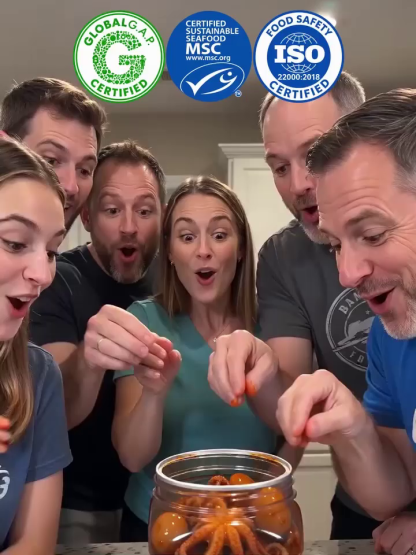 👍Prémium Csípős Vad Bébipolip | Keto-Barát, 0 Cukor & Anyagcsere Pörgető