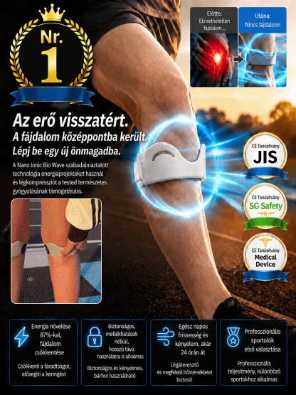 【50% kedvezmény】👍3D Intelligens Térdmasszírozó és Melegítő Támasz - Azonnali Kényelem