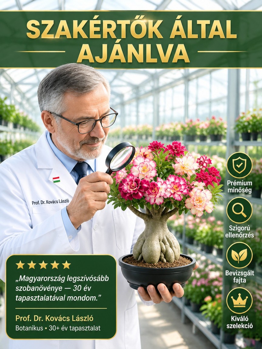 👍Prémium Sivatagi Rózsa Hagyma | 90 Nap Víz Nélkül is Virágzik (-70% Akció)