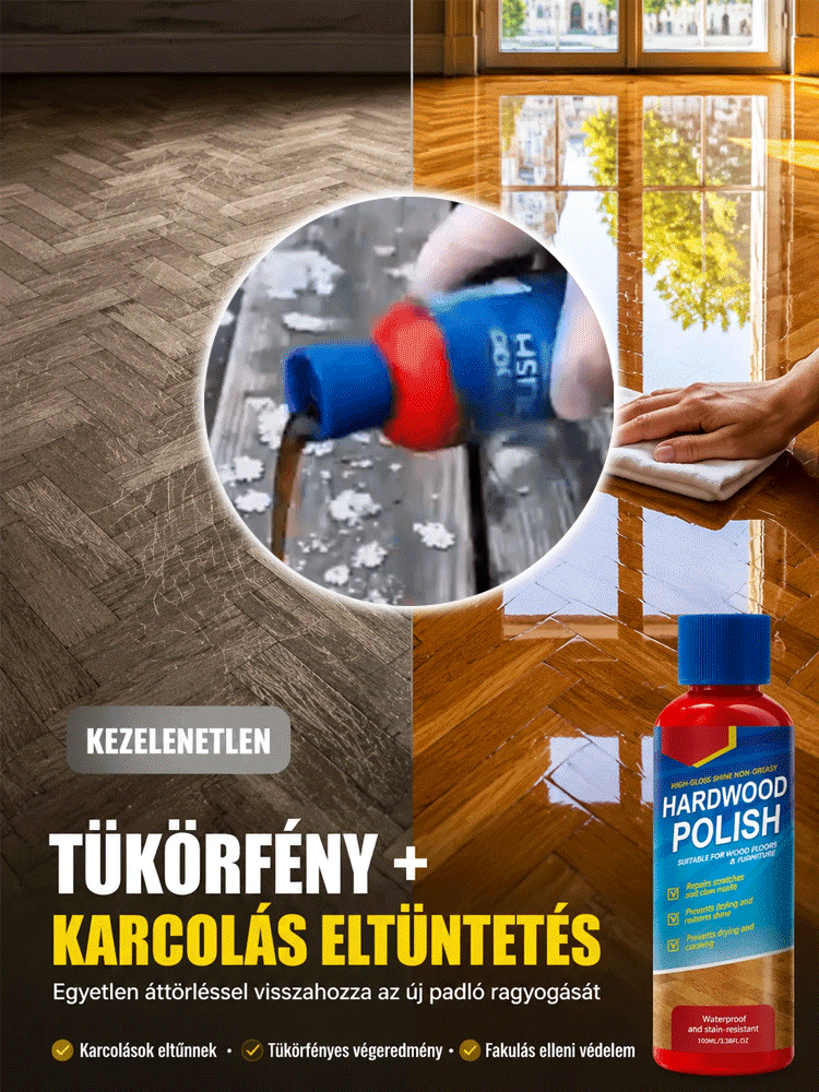 zonnali Karcjavító Fapadló Viasz – Hosszantartó Ragyogás és Védelem Fakó Padlóra