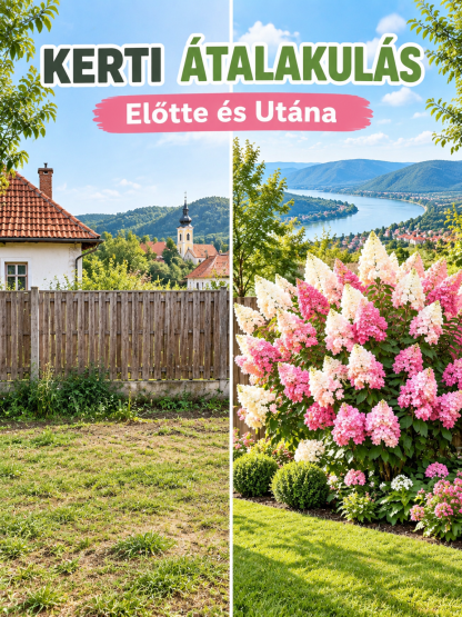 🌸Varázslatos “Eper-Vanília” Bugás Hortenzia | Extrém Fagyálló (-30°C) Kerti Csoda 