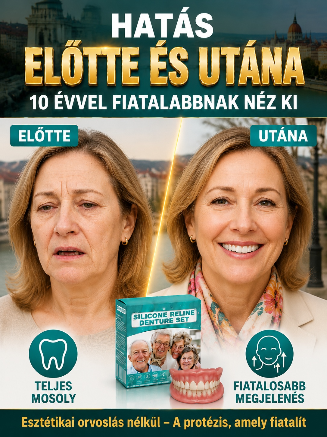 Fájdalommentes Szilikon Fogsor Bélés – Egyen Újra Bátran, Stabil Tartás Egész Nap
