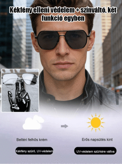 👍Okos Színváltó Olvasószemüveg - Intelligens Fókusz & UV Védelem (50% OFF)