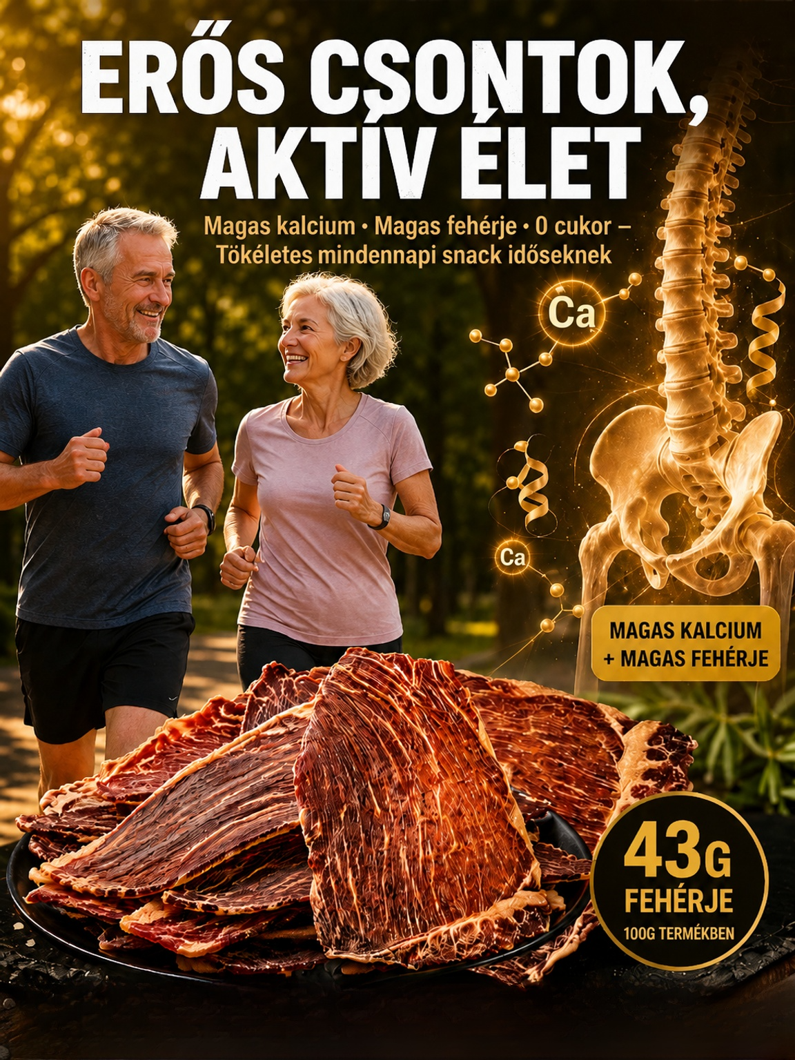 👍Prémium Ropogós Marha Chips (100% Tiszta Izomhús, 0% Cukor) – Energia Bűntudat Nélkül
