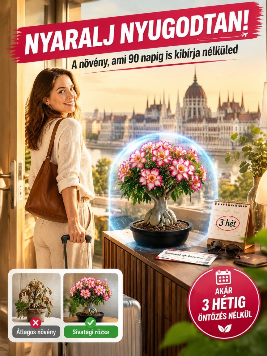 👍Prémium Sivatagi Rózsa Hagyma | 90 Nap Víz Nélkül is Virágzik (-70% Akció)