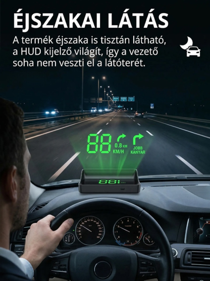 👍Plug & Play Szélvédő Sebességmérő– Vezessen Biztonságosan, Bírságok Nélkül!
