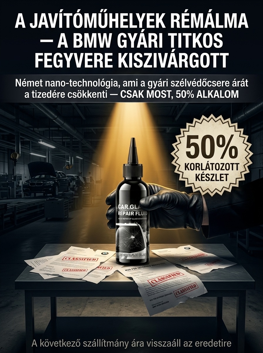 ✨[Német nanorészecske-töltési technológia] Autóüveg-javító folyadék | 99,9% Láthatatlan Eredmény Kőfelverődés Ellen 🛡️