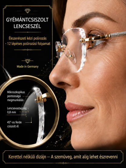 ✨Ultra könnyű csillagi keret nélküli kék fényvédő szemüveg| Intelligens Zoom & Kékfény Védelem| 1 Pár Minden Távolságra (Akció)🎁