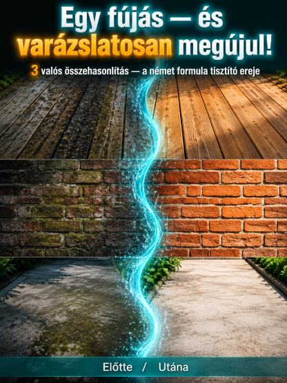 🏡Többfunkciós kültéri koncentrált tisztítószer| 3 Perc Alatt Eltünteti a Penészt és Algát| Növénybarát Formula Fa, Tégla és Kő Felületekre| Visszaadja az Eredeti Színeket✨