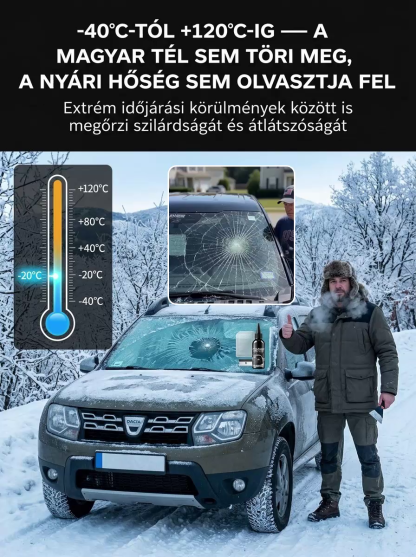 ✨[Német nanorészecske-töltési technológia] Autóüveg-javító folyadék | 99,9% Láthatatlan Eredmény Kőfelverődés Ellen 🛡️