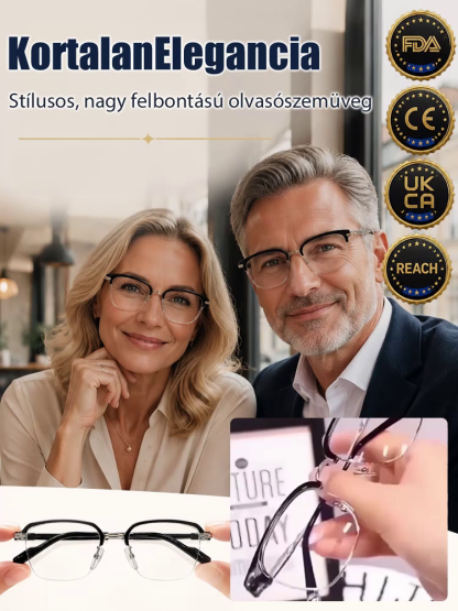  🌟[4K Éleslátás] Prémium Kékfény-szűrős Olvasószemüveg | Törhetetlen & Szuperkönnyű | Fiatalító Divat🌟[Utolsó napos eladás] HD divat kék fény elleni régi szemüveg