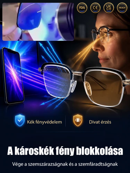  🌟[4K Éleslátás] Prémium Kékfény-szűrős Olvasószemüveg | Törhetetlen & Szuperkönnyű | Fiatalító Divat🌟[Utolsó napos eladás] HD divat kék fény elleni régi szemüveg