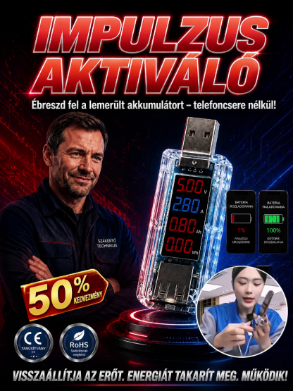 🚀[Akció]Pulzusos javító mobiltelefon akkumulátor javító készülék, mintha új lenne