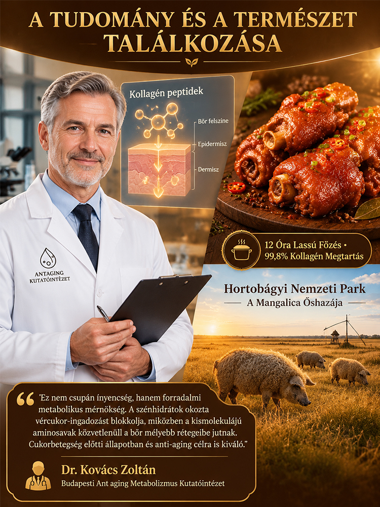 👑 【Célzott anti-glikán: 0 cukor kollagén mangalica főtt sertésláb】 12 Órás Lassú Főzés · Omega-3 Kollagén Bomba
