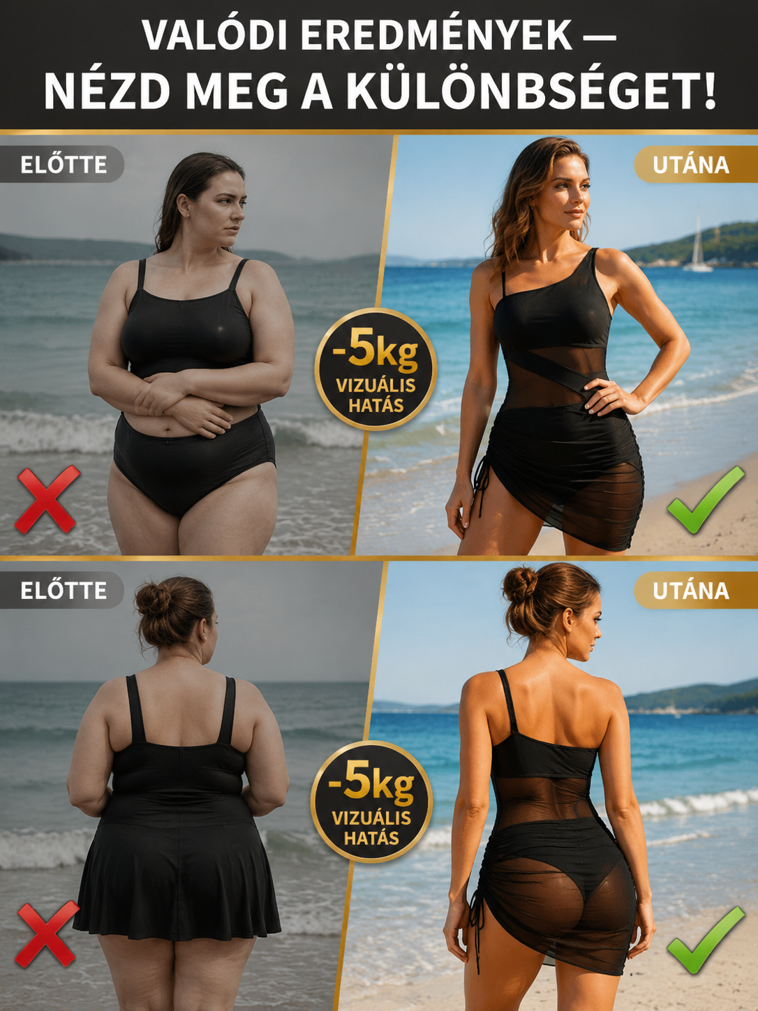 👙Hölgyeknek hálós anyagú, egyberészes, patchwork fürdőruha| Francia Elegancia | 3D Alakformáló, Merevítő Nélküli Egyrészes Fürdőruha Csípőtakaróval(Több Színben)🌟