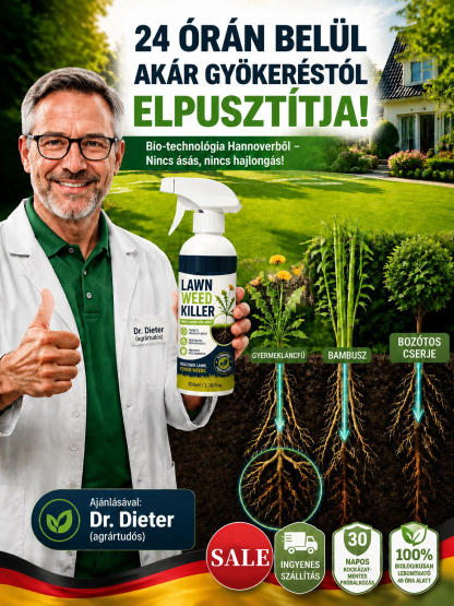 ⚡ 【Azonnali Hatás】Esőben Sem Mosódik Le! Kerti Gyom- és Bambuszölő Permet - 50% OFF