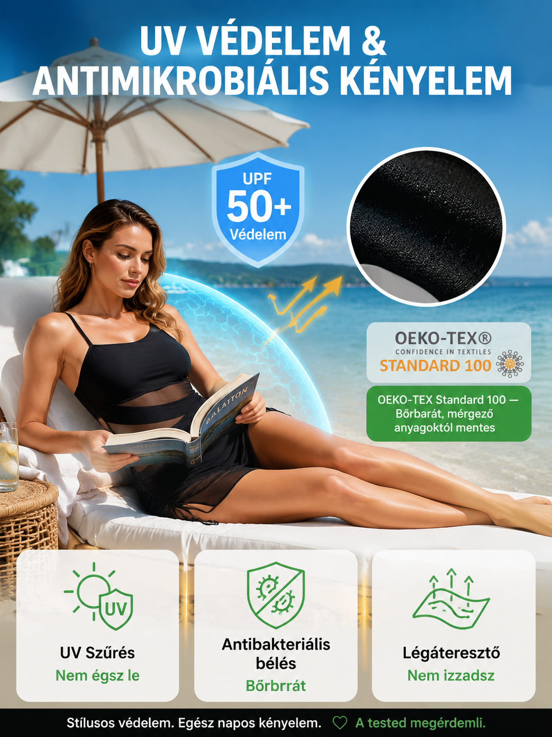 👙Hölgyeknek hálós anyagú, egyberészes, patchwork fürdőruha| Francia Elegancia | 3D Alakformáló, Merevítő Nélküli Egyrészes Fürdőruha Csípőtakaróval(Több Színben)🌟