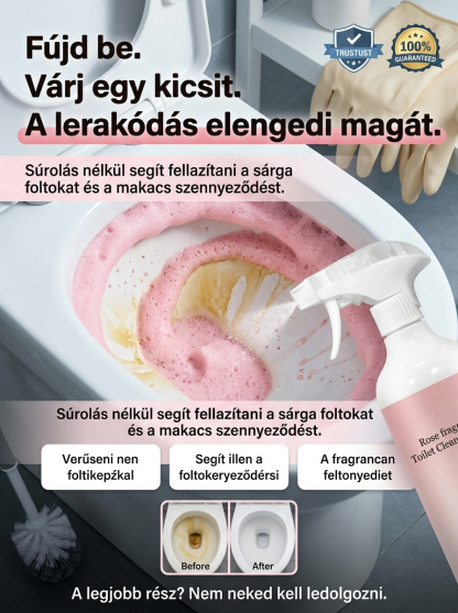 ✨ A Takarítás Új Korszaka! Varázsolja Fürdőszobáját Újjá 3 Másodperc Alatt! ✨Német formula: Fürdőszoba tisztító spray