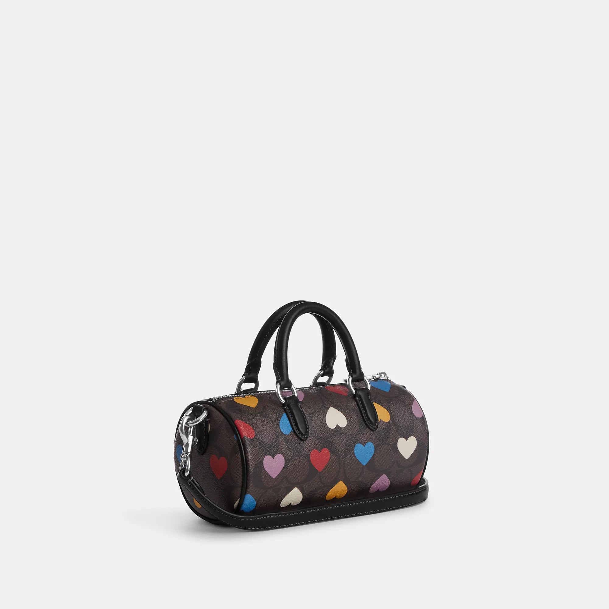 Coathtch  Lacey Crossbody In Signature Canvas With Heart Print