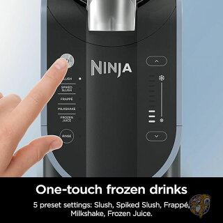  【ポイント2倍5月10日限定】フローズン ドリンクマシーンSLUSHi RapidChill テクノロジー搭載 88 オンス 2.6L フローズン ドリンク & スラッシュ マシン 5 つのプリセット プログラム マルガリータ フラッペなど ブラック Ninja ニンジャ