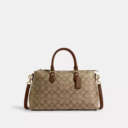 Satchel In Signature Canvas