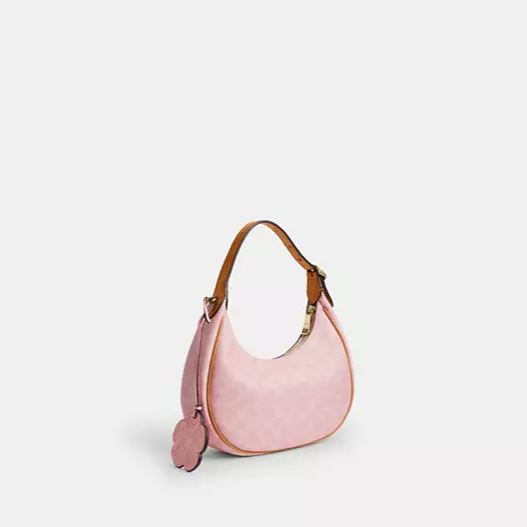 Emily Shoulder Bag In Signature Canvas With Charms