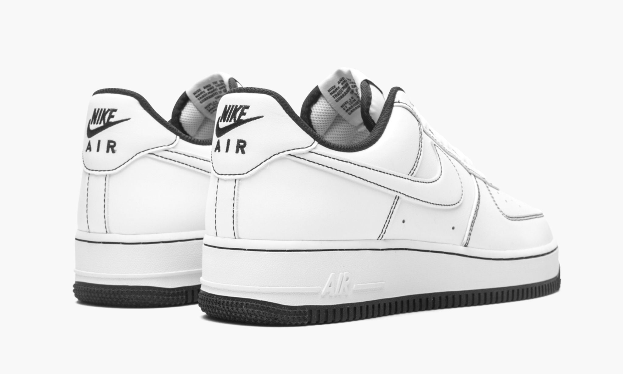 1 Low 7 ��Contrast Stitching White / Black
