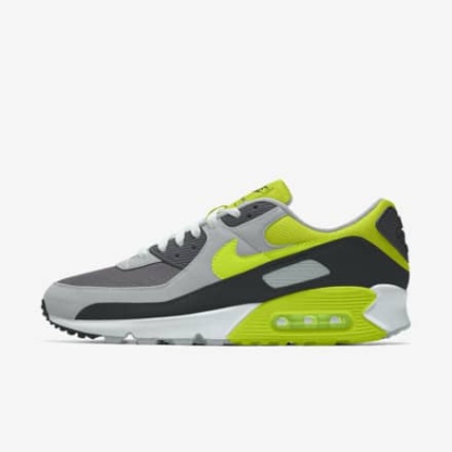 90 White/Particle Grey-Volt-Black